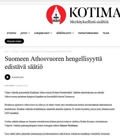 Kotimaa24-sivustolla vuonna 2012.